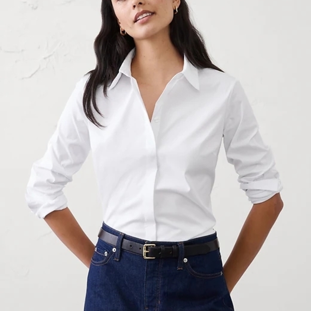 Banana Republic Tailored Fit Shirt in White